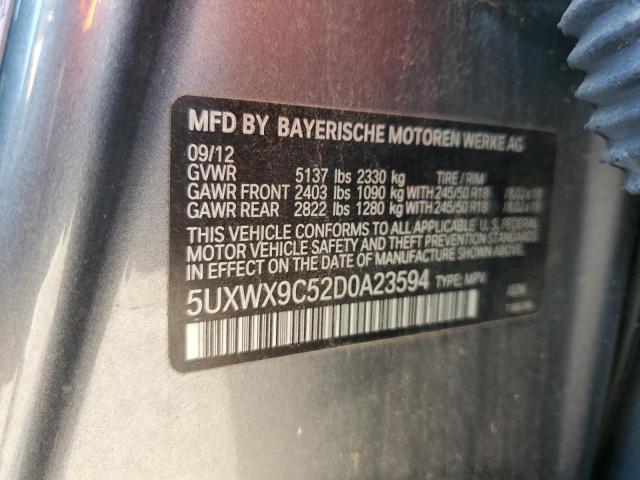 Photo 11 VIN: 5UXWX9C52D0A23594 - BMW X3 XDRIVE2 