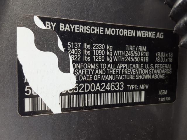 Photo 9 VIN: 5UXWX9C52D0A24633 - BMW X3 XDRIVE2 