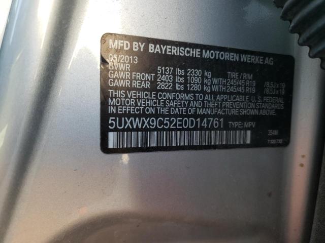 Photo 11 VIN: 5UXWX9C52E0D14761 - BMW X3 XDRIVE2 