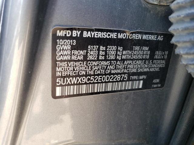 Photo 12 VIN: 5UXWX9C52E0D22875 - BMW X3 XDRIVE2 