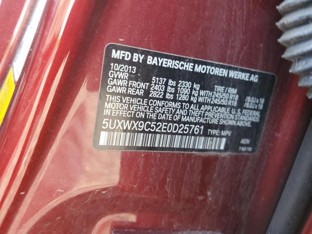 Photo 13 VIN: 5UXWX9C52E0D25761 - BMW X3 