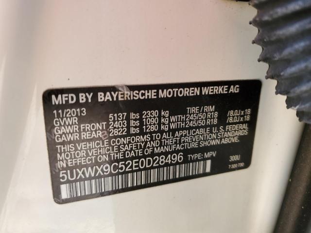 Photo 11 VIN: 5UXWX9C52E0D28496 - BMW X3 