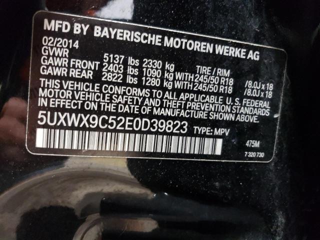 Photo 12 VIN: 5UXWX9C52E0D39823 - BMW X3 XDRIVE2 