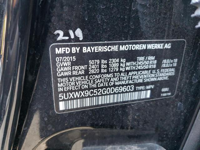 Photo 12 VIN: 5UXWX9C52G0D69603 - BMW X3 