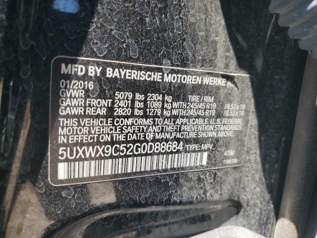 Photo 11 VIN: 5UXWX9C52G0D88684 - BMW X3 