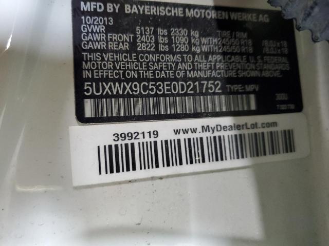 Photo 12 VIN: 5UXWX9C53E0D21752 - BMW X3 XDRIVE2 