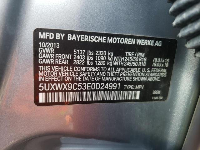 Photo 9 VIN: 5UXWX9C53E0D24991 - BMW X3 