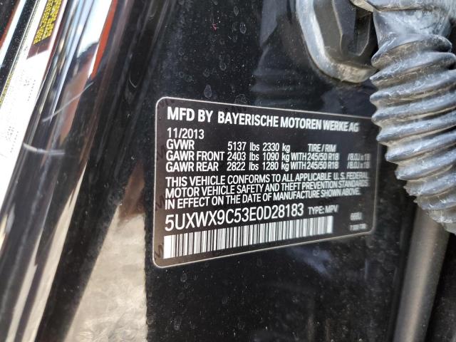 Photo 12 VIN: 5UXWX9C53E0D28183 - BMW X3 XDRIVE2 