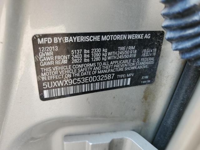 Photo 12 VIN: 5UXWX9C53E0D32587 - BMW X3 XDRIVE2 