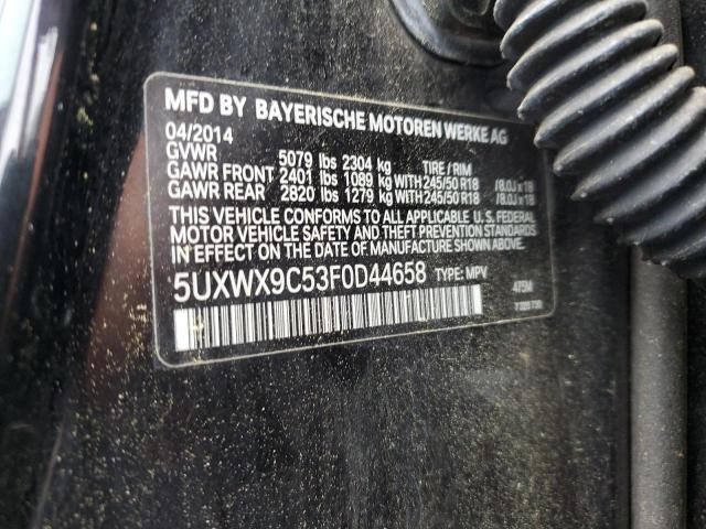 Photo 13 VIN: 5UXWX9C53F0D44658 - BMW X3 XDRIVE2 