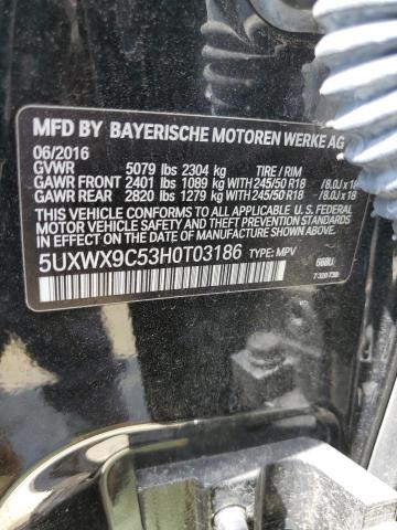 Photo 13 VIN: 5UXWX9C53H0T03186 - BMW X3 XDRIVE2 