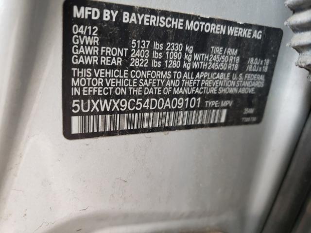 Photo 9 VIN: 5UXWX9C54D0A09101 - BMW X3 XDRIVE2 