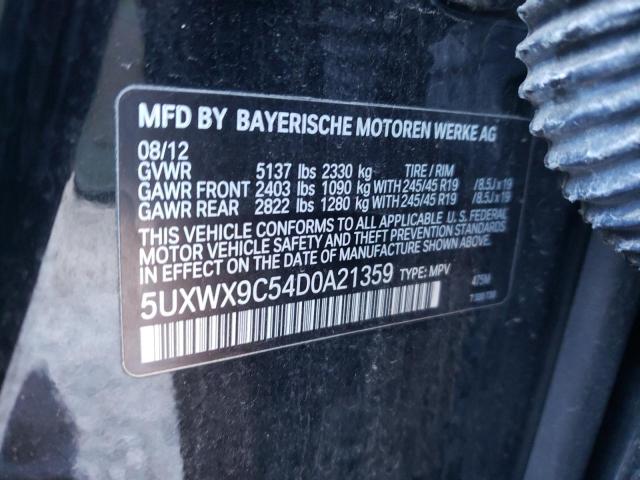 Photo 12 VIN: 5UXWX9C54D0A21359 - BMW X3 XDRIVE2 