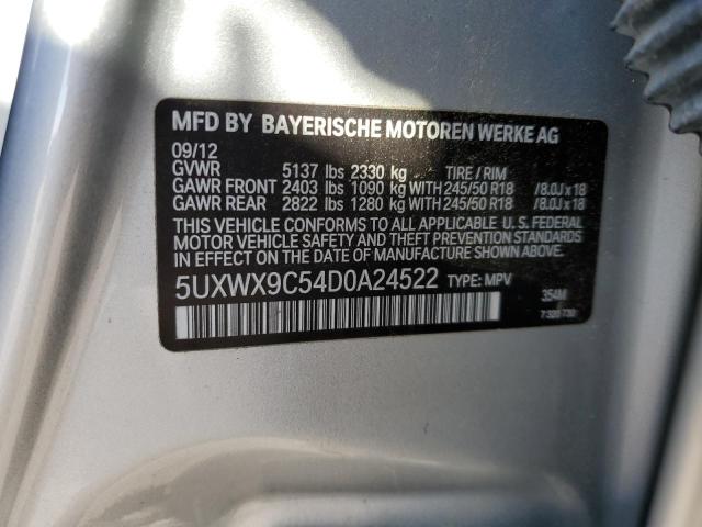 Photo 11 VIN: 5UXWX9C54D0A24522 - BMW X3 XDRIVE2 