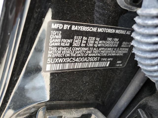 Photo 11 VIN: 5UXWX9C54D0A26061 - BMW X3 