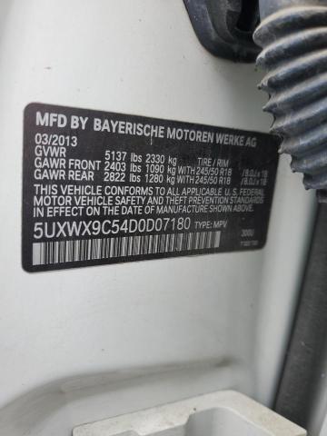 Photo 11 VIN: 5UXWX9C54D0D07180 - BMW X3 