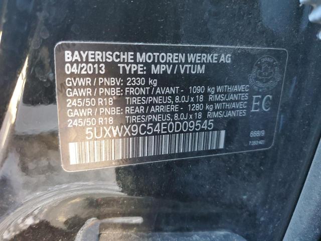 Photo 13 VIN: 5UXWX9C54E0D09545 - BMW X3 XDRIVE2 