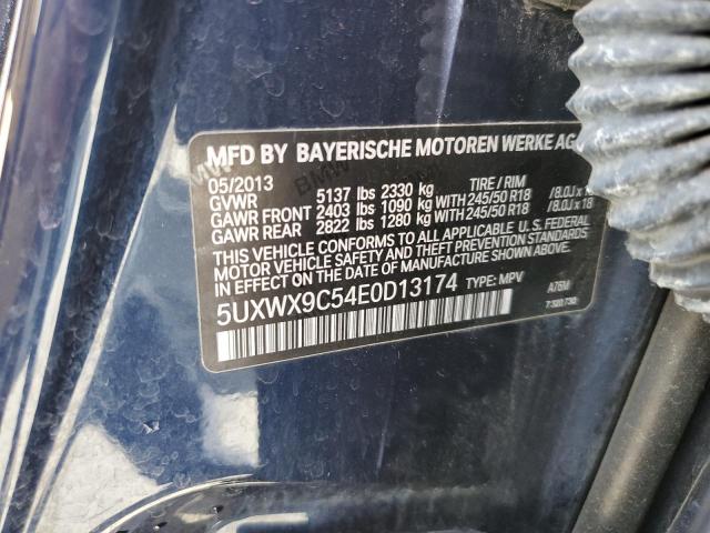 Photo 12 VIN: 5UXWX9C54E0D13174 - BMW X3 XDRIVE2 