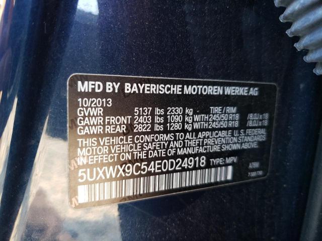 Photo 12 VIN: 5UXWX9C54E0D24918 - BMW X3 XDRIVE2 