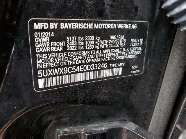 Photo 11 VIN: 5UXWX9C54E0D33246 - BMW X3 XDRIVE2 