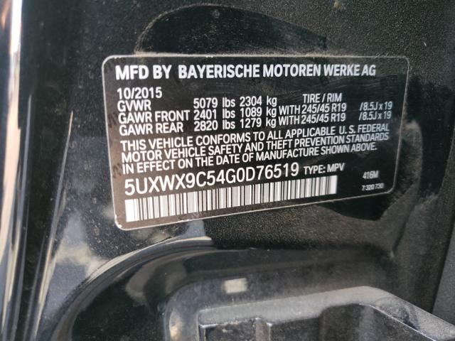 Photo 9 VIN: 5UXWX9C54G0D76519 - BMW X3 