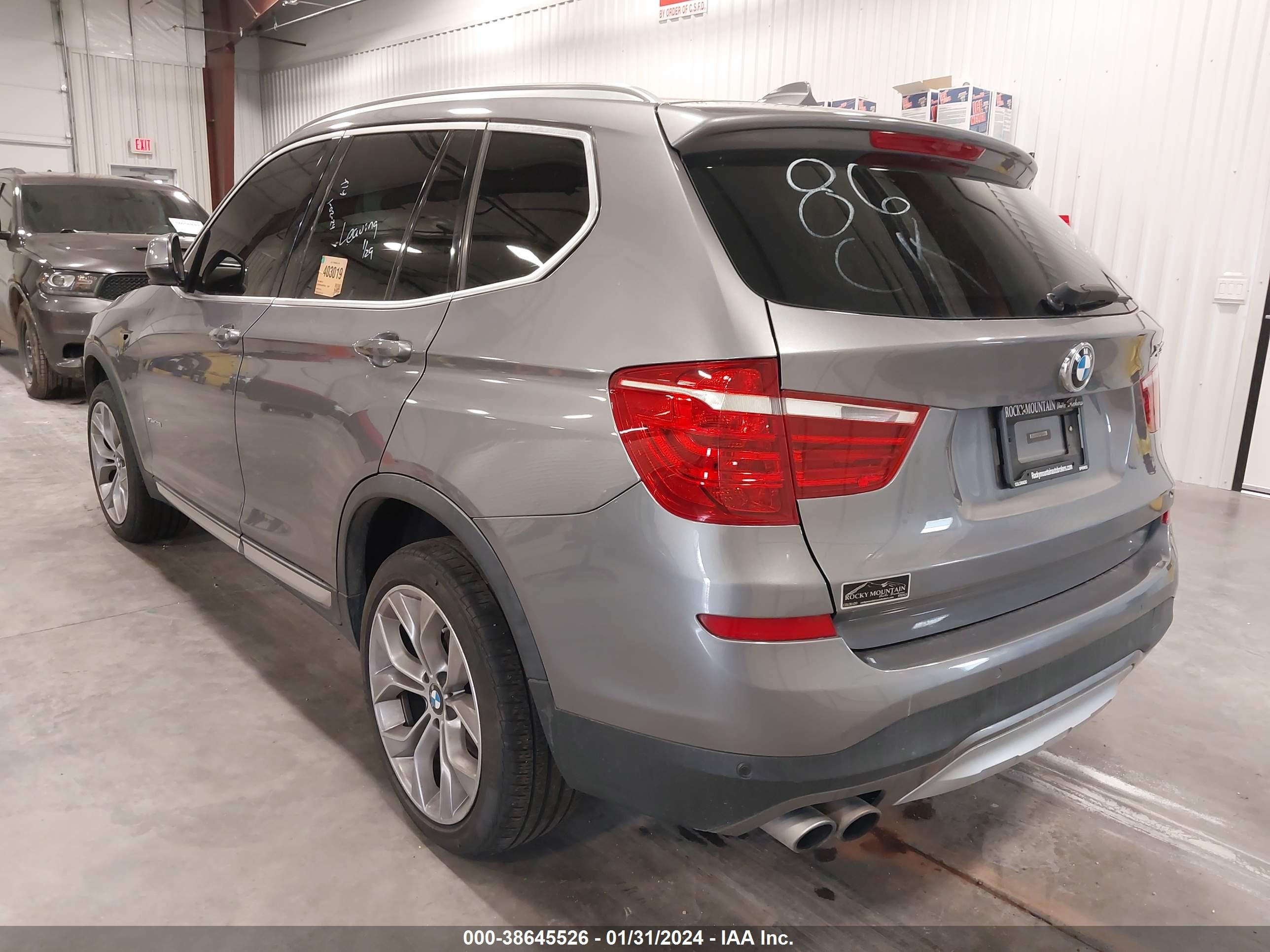 Photo 2 VIN: 5UXWX9C54G0D89786 - BMW X3 