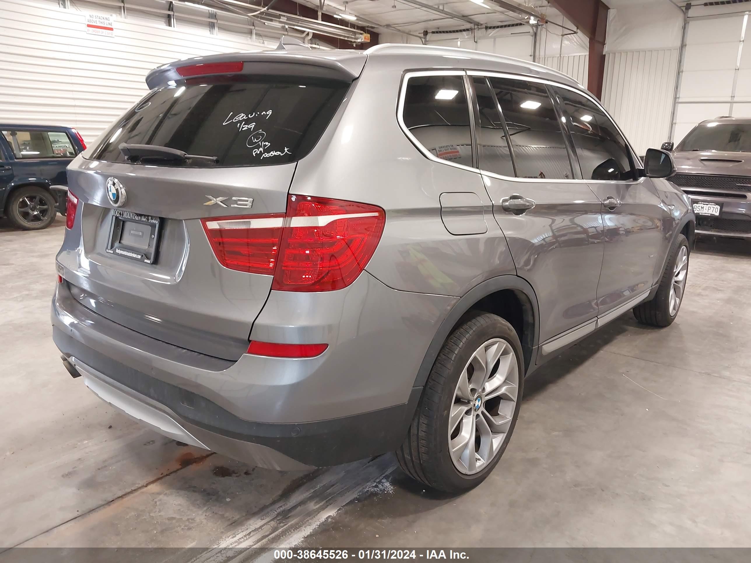 Photo 3 VIN: 5UXWX9C54G0D89786 - BMW X3 