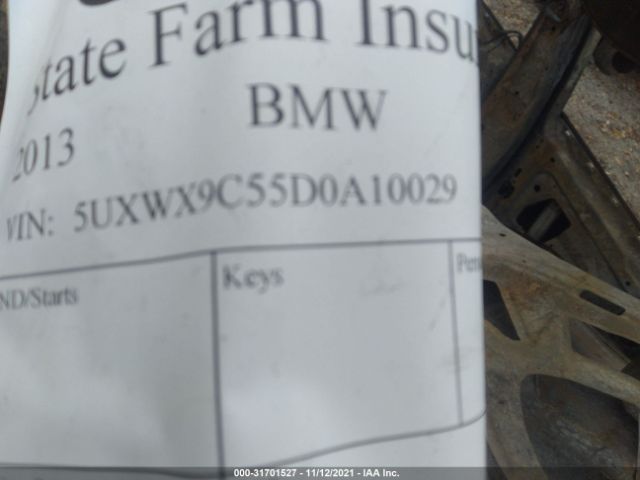 Photo 8 VIN: 5UXWX9C55D0A10029 - BMW X3 