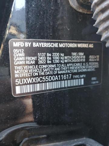 Photo 11 VIN: 5UXWX9C55D0A11617 - BMW X3 