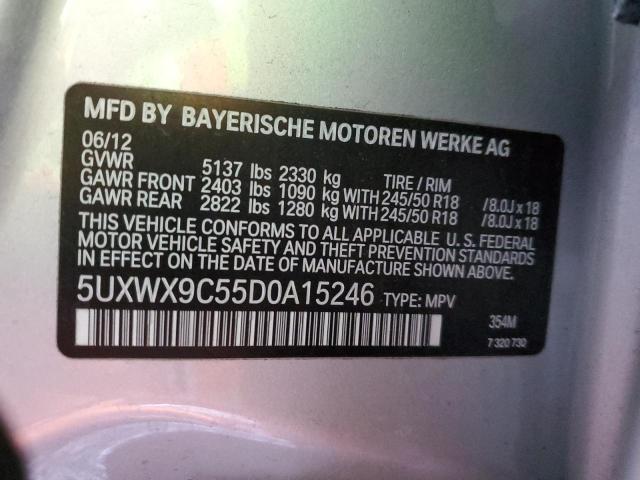 Photo 11 VIN: 5UXWX9C55D0A15246 - BMW X3 