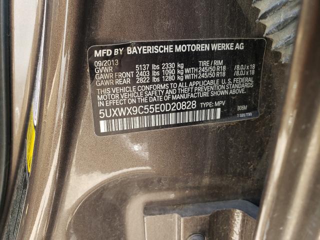 Photo 9 VIN: 5UXWX9C55E0D20828 - BMW X3 XDRIVE2 