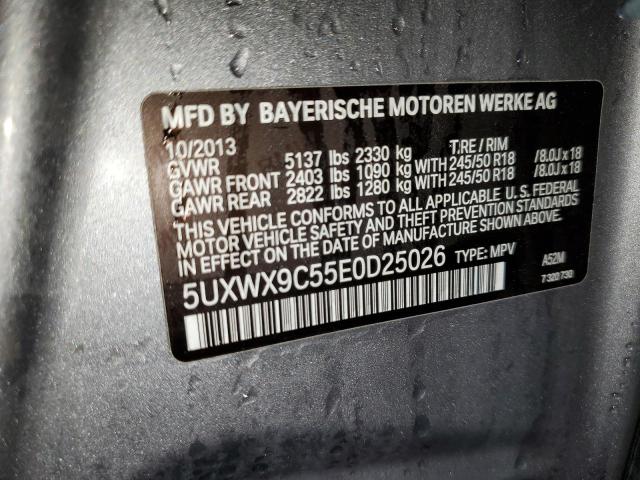 Photo 12 VIN: 5UXWX9C55E0D25026 - BMW X3 XDRIVE2 