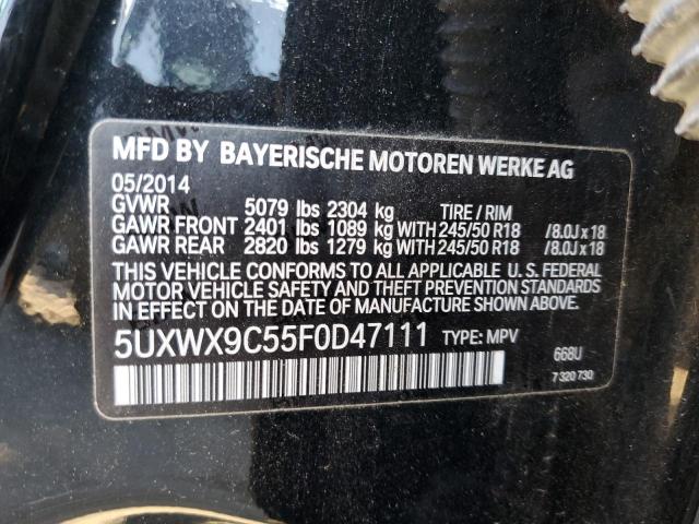 Photo 11 VIN: 5UXWX9C55F0D47111 - BMW X3 