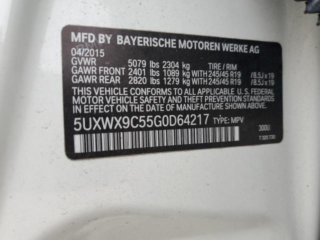 Photo 12 VIN: 5UXWX9C55G0D64217 - BMW X3 XDRIVE2 