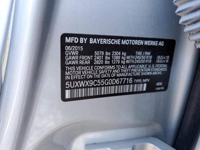 Photo 12 VIN: 5UXWX9C55G0D67716 - BMW X3 XDRIVE2 