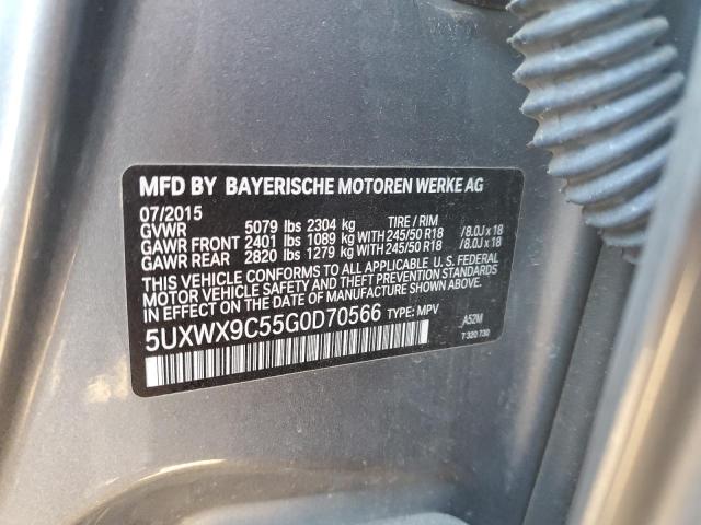 Photo 12 VIN: 5UXWX9C55G0D70566 - BMW X3 XDRIVE2 