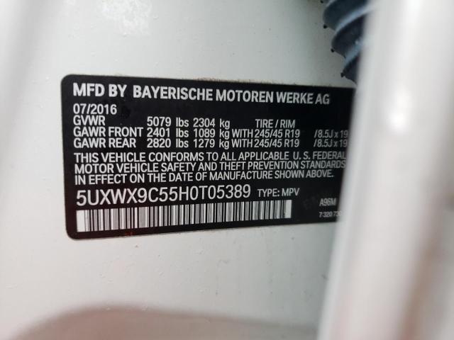 Photo 11 VIN: 5UXWX9C55H0T05389 - BMW X3 