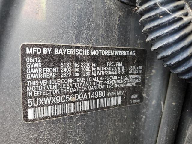 Photo 12 VIN: 5UXWX9C56D0A14980 - BMW X3 