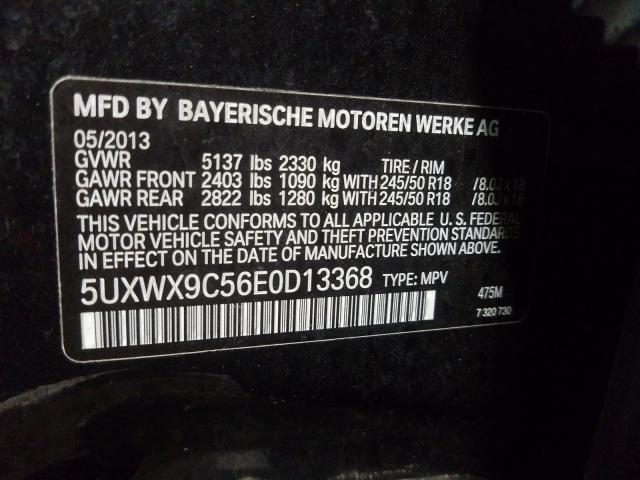 Photo 9 VIN: 5UXWX9C56E0D13368 - BMW X3 XDRIVE2 