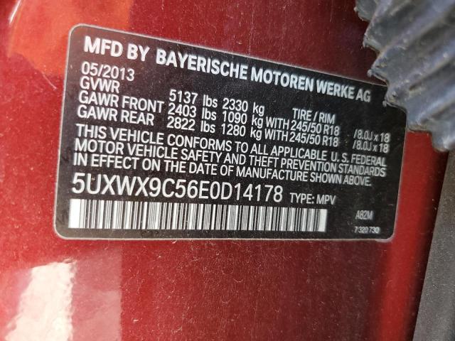 Photo 11 VIN: 5UXWX9C56E0D14178 - BMW X3 XDRIVE2 