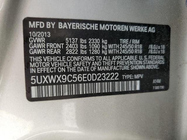 Photo 12 VIN: 5UXWX9C56E0D23222 - BMW X3 XDRIVE2 