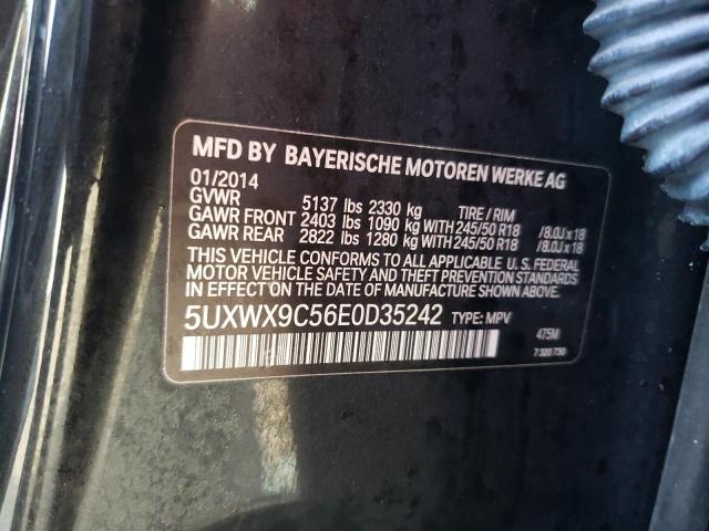 Photo 11 VIN: 5UXWX9C56E0D35242 - BMW X3 XDRIVE2 