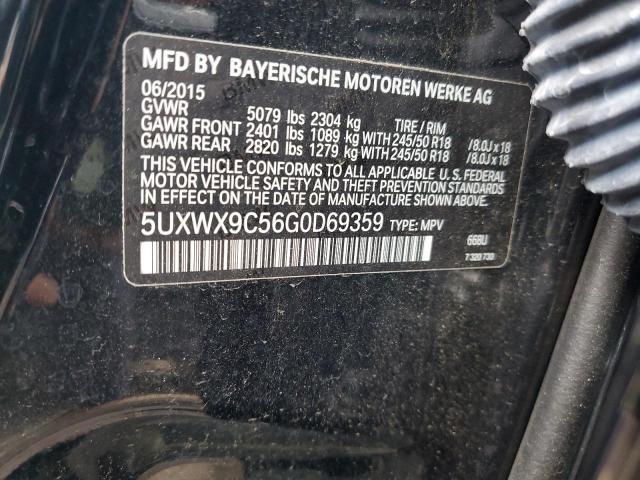 Photo 12 VIN: 5UXWX9C56G0D69359 - BMW X3 XDRIVE2 