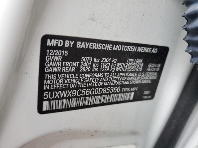 Photo 9 VIN: 5UXWX9C56G0D85366 - BMW X3 XDRIVE2 