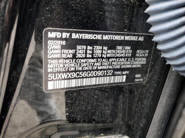 Photo 11 VIN: 5UXWX9C56G0D90132 - BMW X3 XDRIVE2 