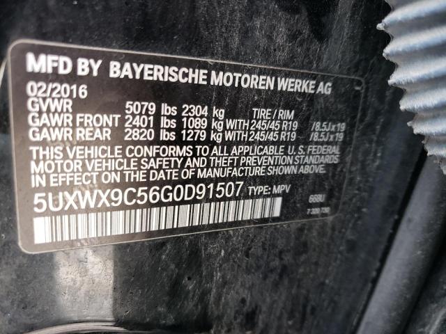 Photo 13 VIN: 5UXWX9C56G0D91507 - BMW X3 XDRIVE2 