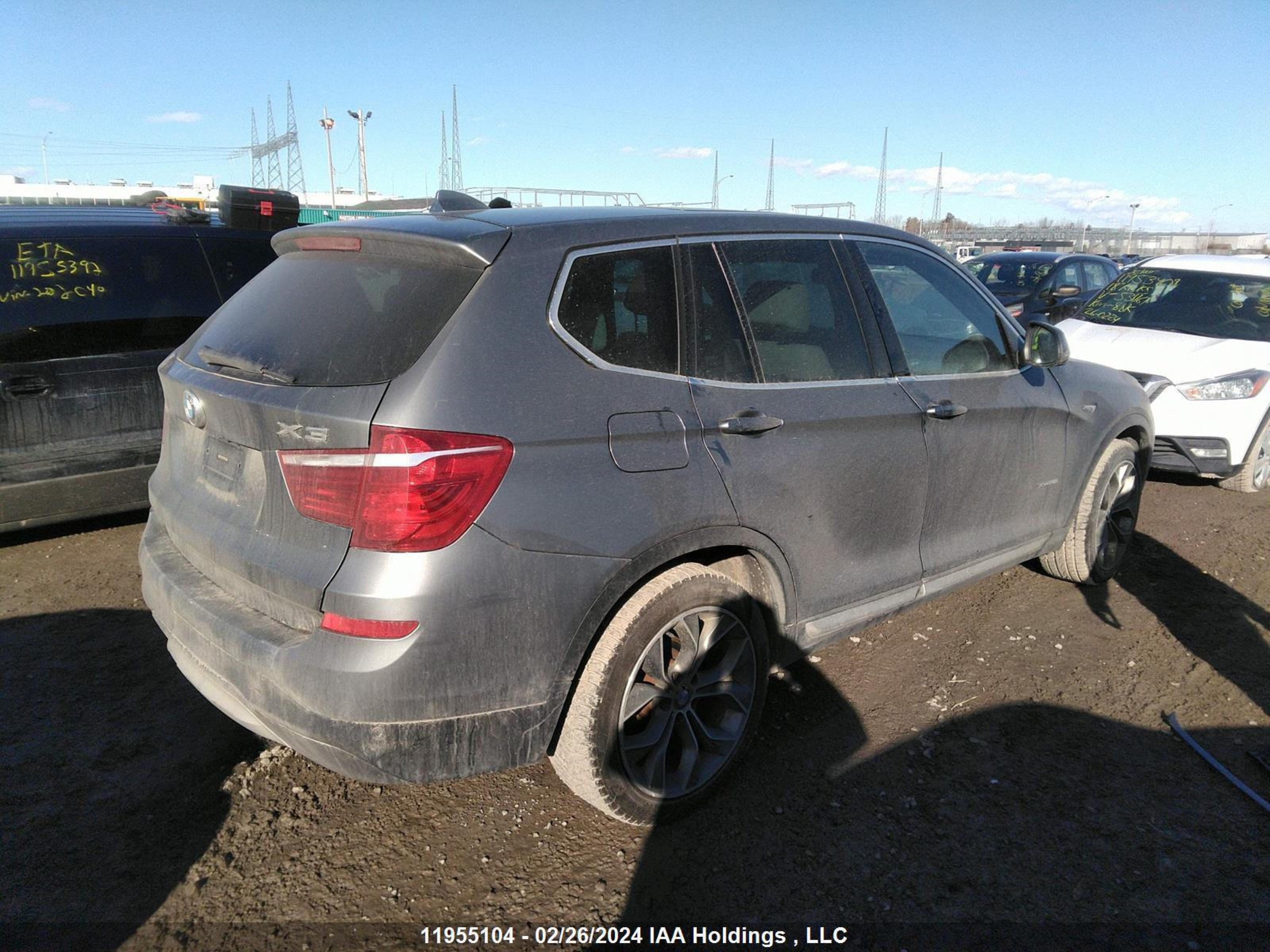 Photo 3 VIN: 5UXWX9C56H0T11086 - BMW X3 