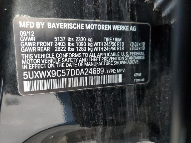 Photo 11 VIN: 5UXWX9C57D0A24689 - BMW X3 