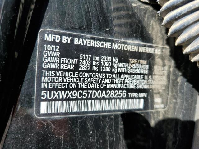 Photo 11 VIN: 5UXWX9C57D0A28256 - BMW X3 