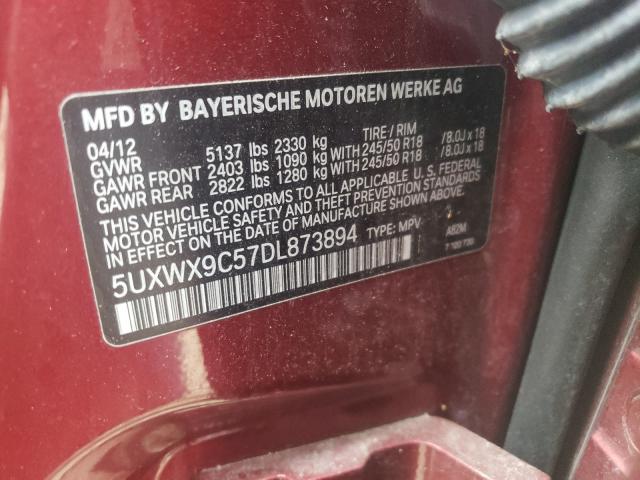 Photo 9 VIN: 5UXWX9C57DL873894 - BMW X3 XDRIVE2 